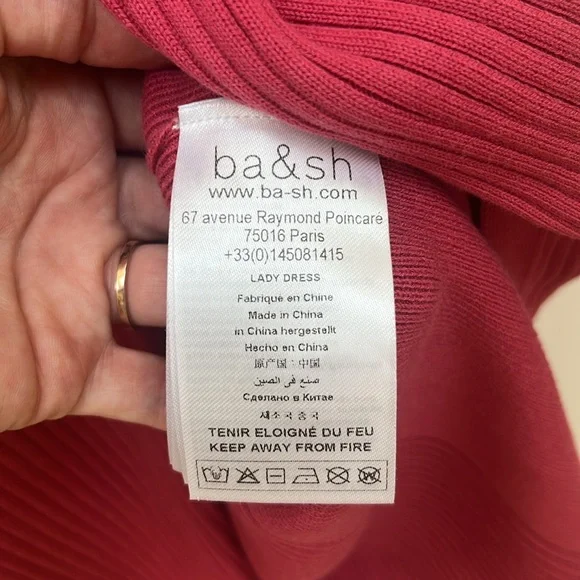 NWT BA&SH chaeri organic cotton dress - Picture 10 of 12